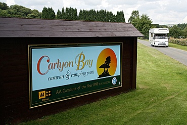 Carlyon Bay Camping Park entrance