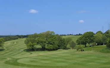 Fairways set in rolling wooded countryside