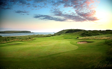 The world famous links course at St Enodoc near Padstow