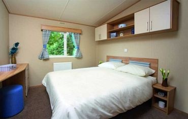 Caravan bedroom (manufacturers picture)