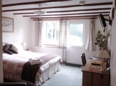 The rooms in the lodges are spacious and light