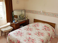 Double bedroom at West Nethercott Farm