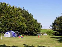 camping at Lower Treave Caravan and Camping Park