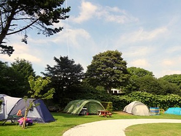Camping area at Poldown