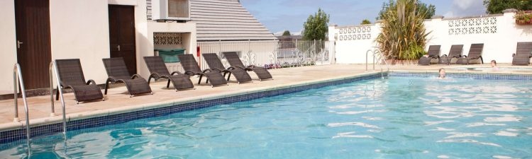The heated swimming pool is open late May to early September