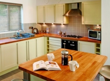 Spacious fitted kitchen and dining area