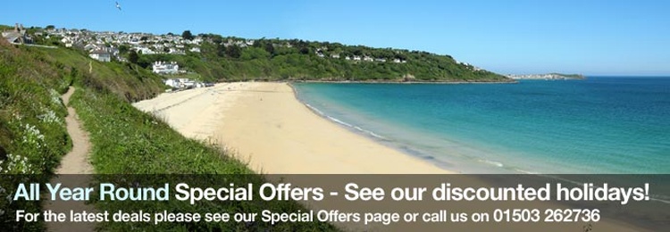 All year round special offers at Cornish Collection Cottages in Looe