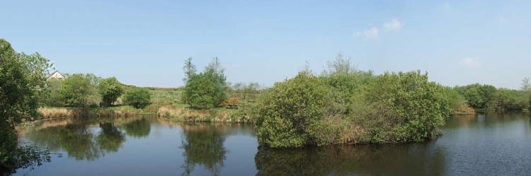 One of the four coarse fishing lakes at East Rose