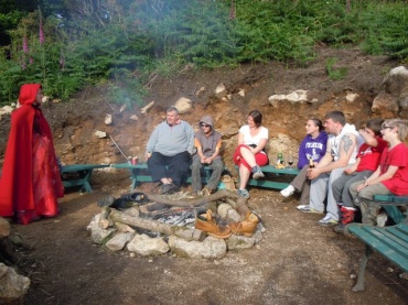 Storytelling around the fire
