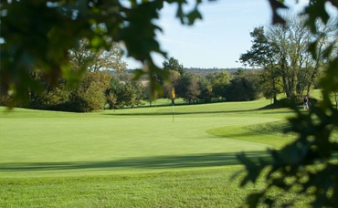 One of the greens at Lanhydrock golf course