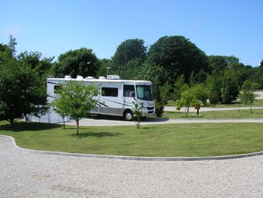 There are no restrictions to the size of your motorhome