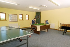 Games Room with table tennis and pool table