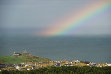 Rainbow above St Ives