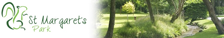 St Margarets Park grounds and logo
