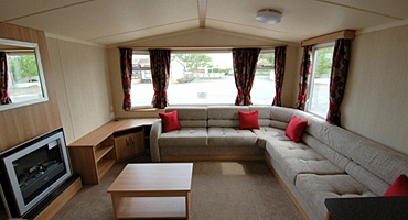 Living area in one of our holiday homes