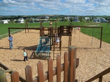 Play area at Widemouth Fields