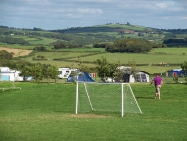 Widemouth Fields has a football pitch