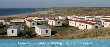 Caravans, chalets and camping at St Ives Bay Holiday park