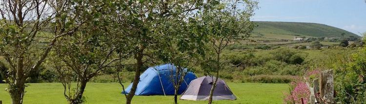Lower Penderleath campsite is in a beautiful rural location near St Ives