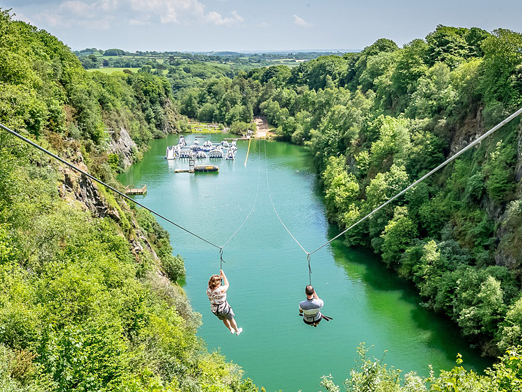 Adrenalin Quarry, the home of one of the UK